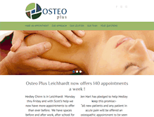 Tablet Screenshot of osteoplus.com.au